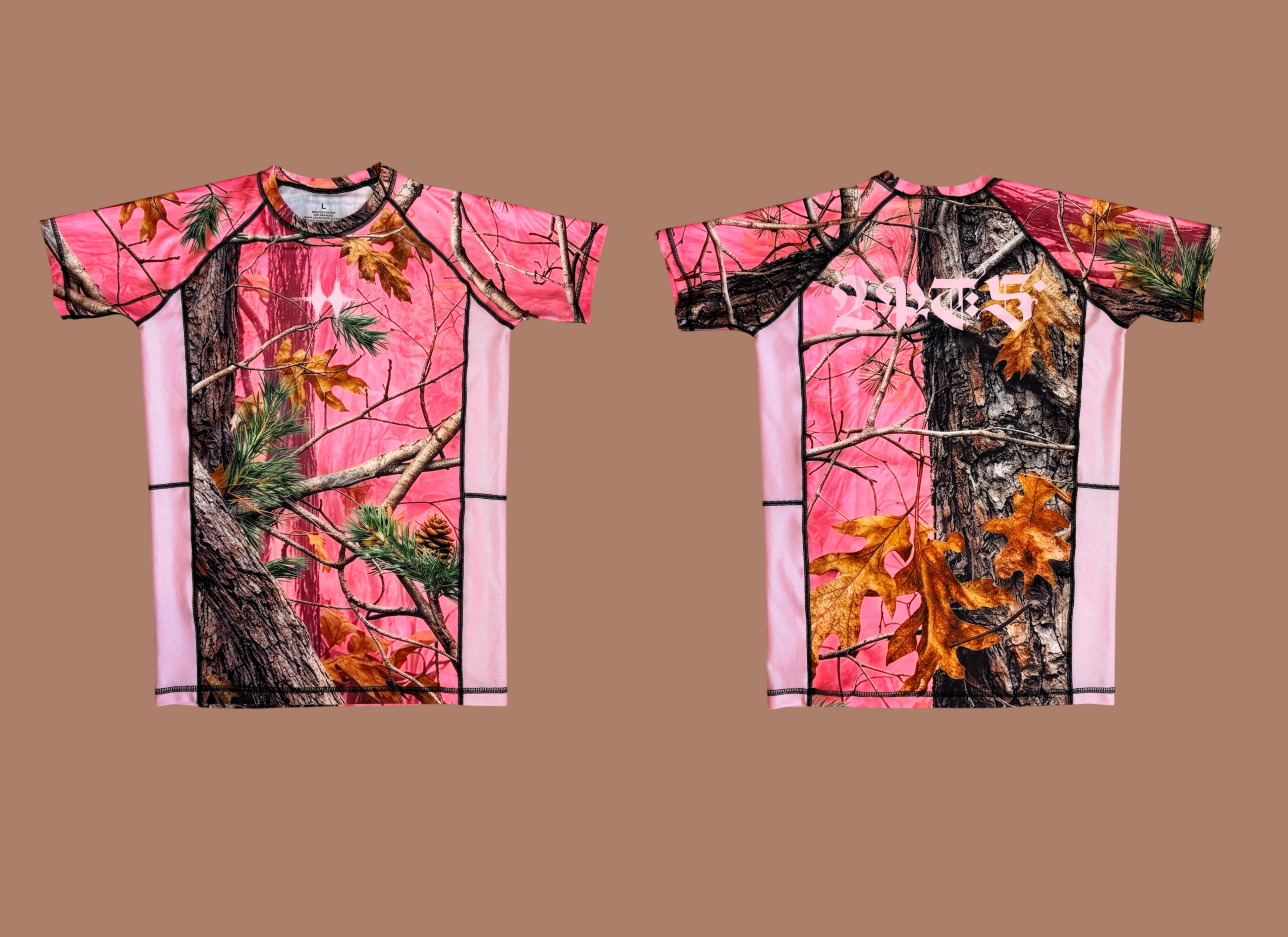 PINK CAMO RASHGAURD